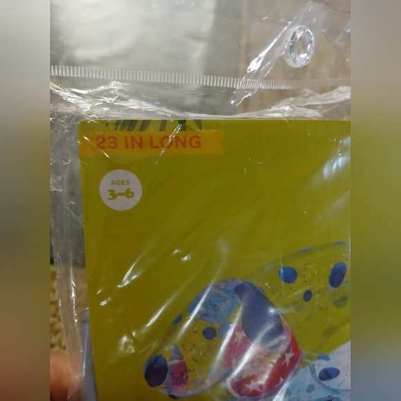 Sun Squad Inflatable Split Ring Glitter Swim Tube - Multicolor - Picture 4 of 4